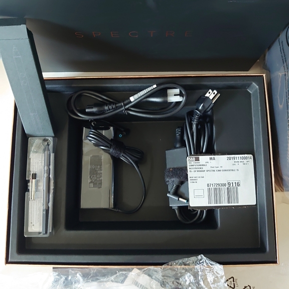 HP 15 Spectre X360 Convertible Box,Leather Sleeve,Stylus Pen,Charger NO LAPTOP - Picture 13 of 13